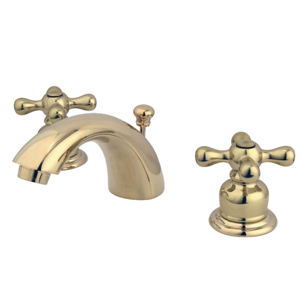 KB952AX Mini-Widespread Bathroom Faucet, Polished Brass
